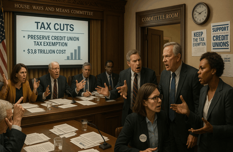 House Ways and Means Committee Advances Crucial Tax Package: Spotlight on Credit Union Exemption Amid Growing Political Scrutiny